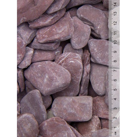 Flat Pebbles paars      30-60 mm