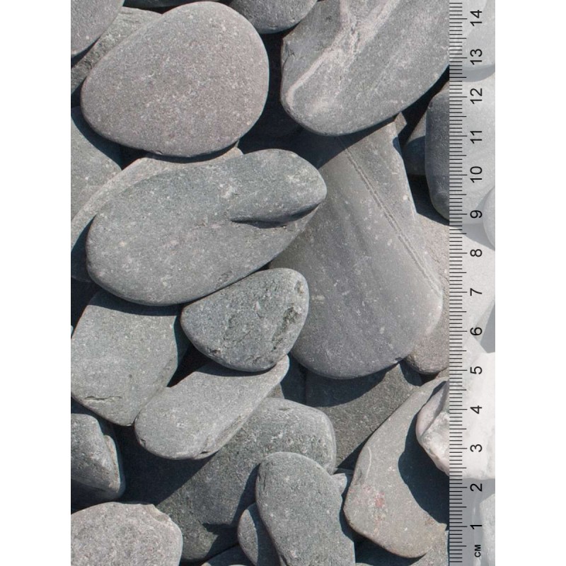 Flat Pebbles groen      30-60 mm